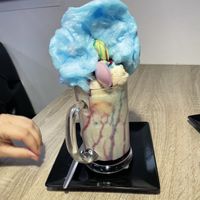 Vegan funfair monster shake  at Oatcakes & Milkshakes in Stone
