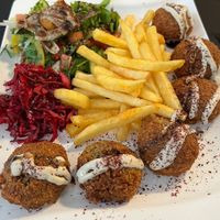 Falafel Teller  at Sham Imbiss in Ochsenfurt