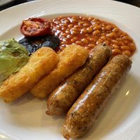 Vegan breakfast  at The Three Horseshoes Hotel in Barnard Castle