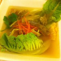 wanton soup at Veggie Planet in Malacca