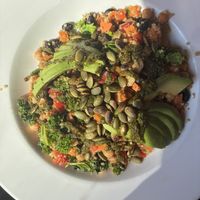 Vegan love bowl (not pictured: two slices of toast - i got sourdough)  at The Victorian Cafe in Bend