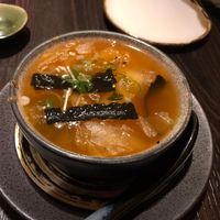 Fantastic kimchi tofu soup at KitchA - Sticks & Rolls in Vienna