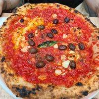 Marina with olives at Pizzeria La Spiga in Vienna