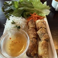 Vegan Imperial rolls  at Hội An 1608 in San Francisco