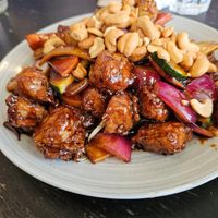 Kung Pao Chikn at Bamboo Box in Katoomba