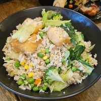 Tofu n veg rice at Bamboo Box in Katoomba