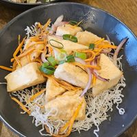 Salt n pepper tofu at Bamboo Box in Katoomba