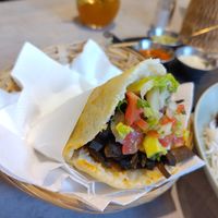 Arepas vegan Beef at Aguacate Latin Food in Vienna