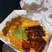   at Papa's Fish & Chips in Blackpool