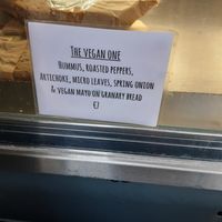 vegan sandwich at Phoenix Cafe in Dublin