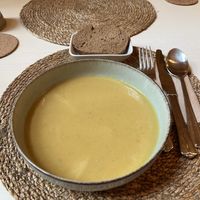 Red lentil soupp  at Kumin Vegan Lezzetler in Istanbul