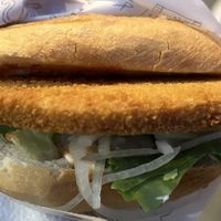 No Schnitzel im Brötchen   at Wat'is mit vegan in Berlin