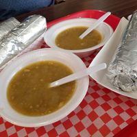 Lentil soup and wraps. at Leyla's Mediterranean Cafe in Cedar Park