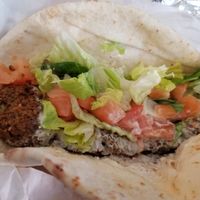 Falafel wrap at Leyla's Mediterranean Cafe in Cedar Park