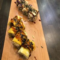 Vegan Hashi roll and eggplant roll. 8 pieces each.  at Hashi Gawa in Alameda