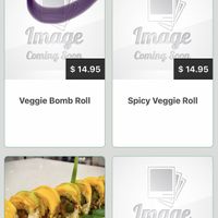 Separate Vegan menu  at Hashi Gawa in Alameda