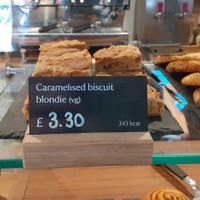 Caramel biscuit blondie (vg) at National Trust Gibside Market Place Cafe in Gateshead