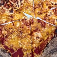 Vegan Margherita Pizza at National Trust Gibside Market Place Cafe in Gateshead