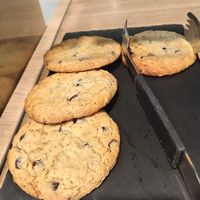 Chocolate chip cookies at National Trust Gibside Market Place Cafe in Gateshead