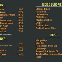 Menu 9 at The Smokin' Goat in Kildare