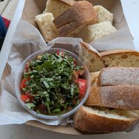 Bruschetta dip at Vegano Italiano - Food Truck in Ann Arbor