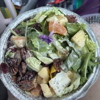 market salad with poppyseed dressingg  at Vegano Italiano - Food Truck in Ann Arbor