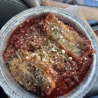 spinach manicotti  at Vegano Italiano - Food Truck in Ann Arbor