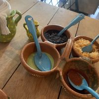 Table cart  at La Vegan Taqueria in Tulum