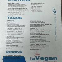   at La Vegan Taqueria in Tulum