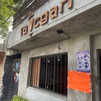 La Vegan Sign  at La Vegan Taqueria in Tulum