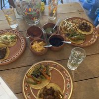 Variation of Tacos   at La Vegan Taqueria in Tulum