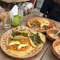   at La Vegan Taqueria in Tulum