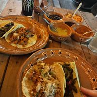   at La Vegan Taqueria in Tulum