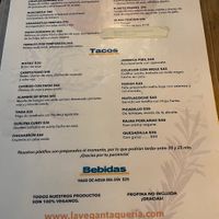   at La Vegan Taqueria in Tulum