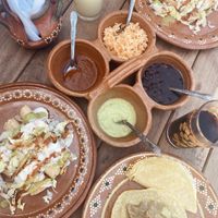   at La Vegan Taqueria in Tulum