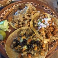   at La Vegan Taqueria in Tulum