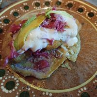 Tofish (our personal fave) at La Vegan Taqueria in Tulum