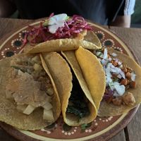   at La Vegan Taqueria in Tulum