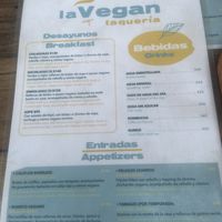   at La Vegan Taqueria in Tulum