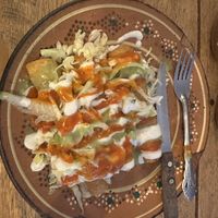   at La Vegan Taqueria in Tulum