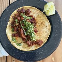   at La Vegan Taqueria in Tulum