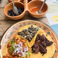   at La Vegan Taqueria in Tulum