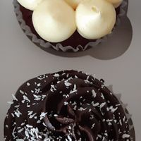 Red velvet & double chocolate at Crave Food Bakery  in Udine