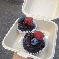 Chocolate cupcakes  at Crave Food Bakery  in Udine