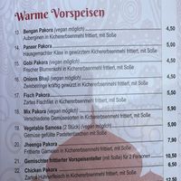 Starters  at Restaurant Taj in Hersbruck