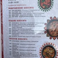 Lunch menu  at Restaurant Taj in Hersbruck
