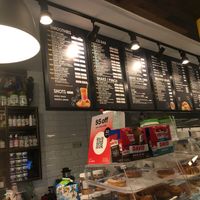 Smoothie &c wall menu at Brooklyn Nature Deli in Brooklyn