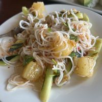 Crunchy mango salad- very nice!  at Jazmine Cafe in New Orleans