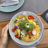 Curry noodles  at Spitz in Vysoke Tatry