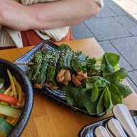 Mushroom rolls at Quan36 in Hamburg